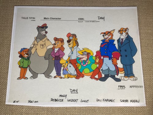Tale spin animation cels - cels, model